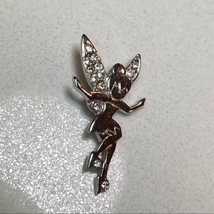 Silver Tinkerbell Charm-stones on wings & slippers